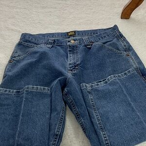 Lee Men’s Relaxed Carpenter Jeans in Blue Denim